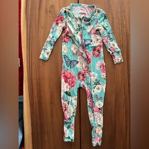Posh Peanut Floral Print Romper
